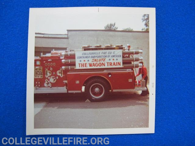 Collegeville Fire Company participates in the Wagon Train Celibration