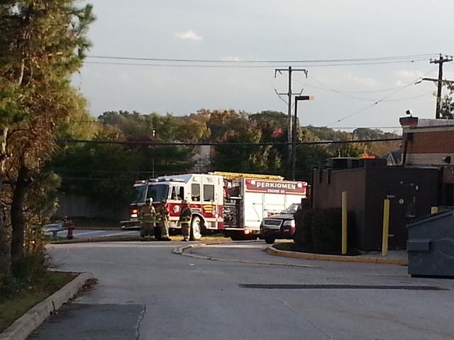 Engine 66 at the Hydrant by Wendys