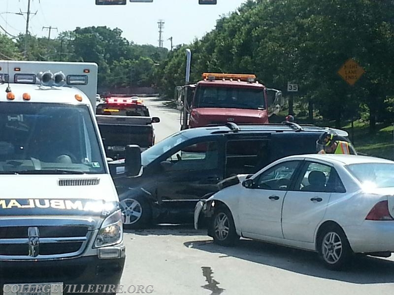 MVA with injuries, 2nd Ave, and Freedland Drive, Collegeville Borough