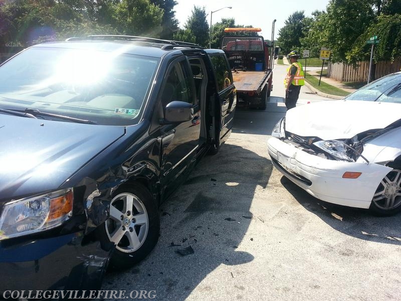 MVA with injuries, 2nd Ave, and Freedland Drive, Collegeville Borough