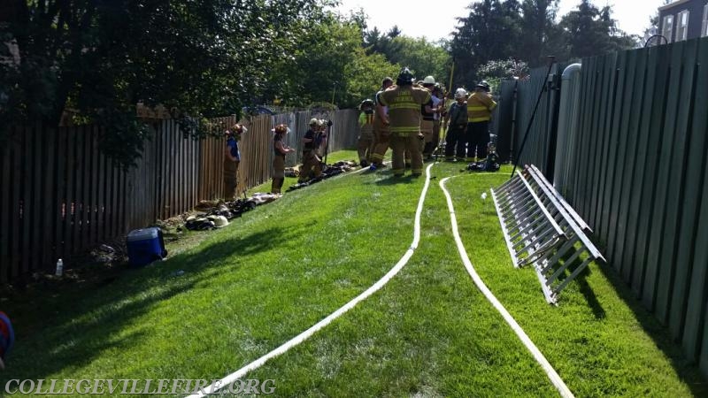 Side &quot;C&quot; Manpower and equipment staging area.