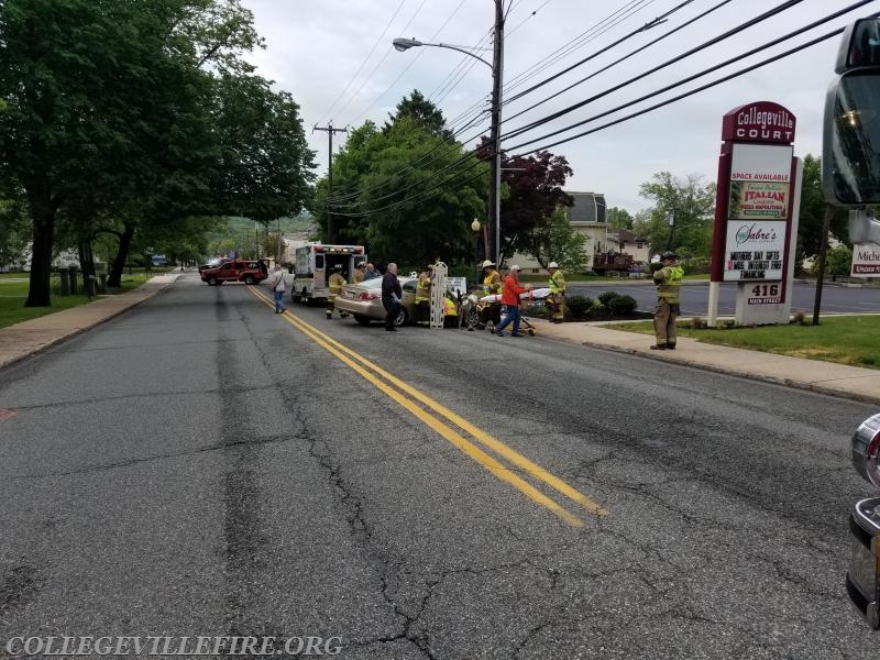 Vehicle rescue 400 block of E Main St., Collegeville.