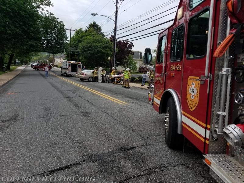 Vehicle rescue 400 block of E Main St., Collegeville.