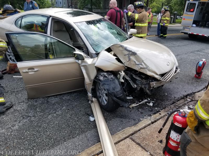 Vehicle rescue 400 block of E Main St., Collegeville.