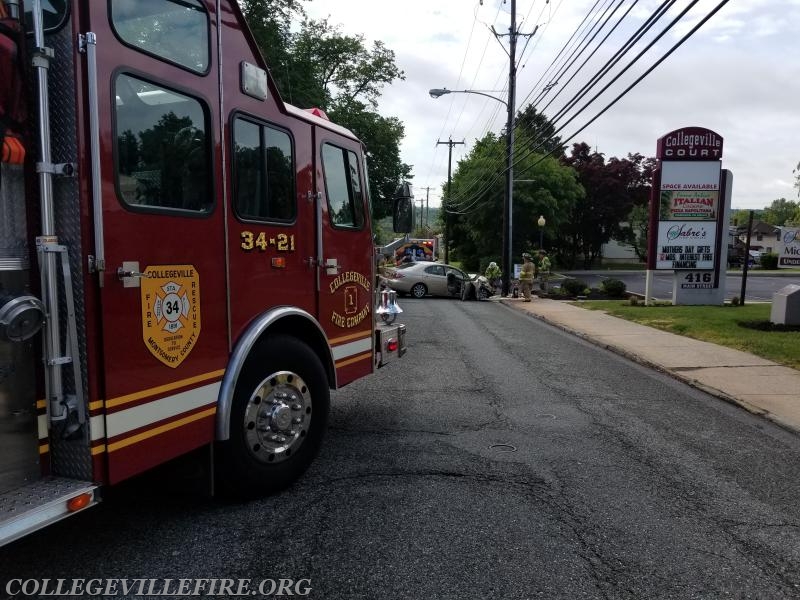 Vehicle rescue 400 block of E Main St., Collegeville.