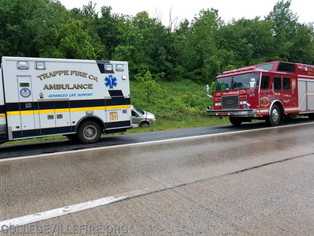 MVA w/ rescue EB 422 between Rt 29 and Egypt Road.