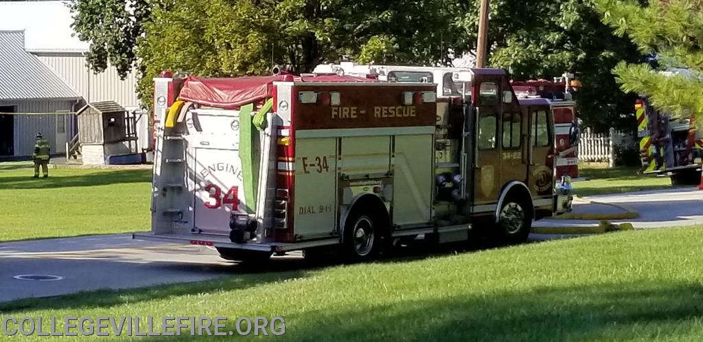 Shed Fire Rittenhouse Road, Upper Providence Twp..