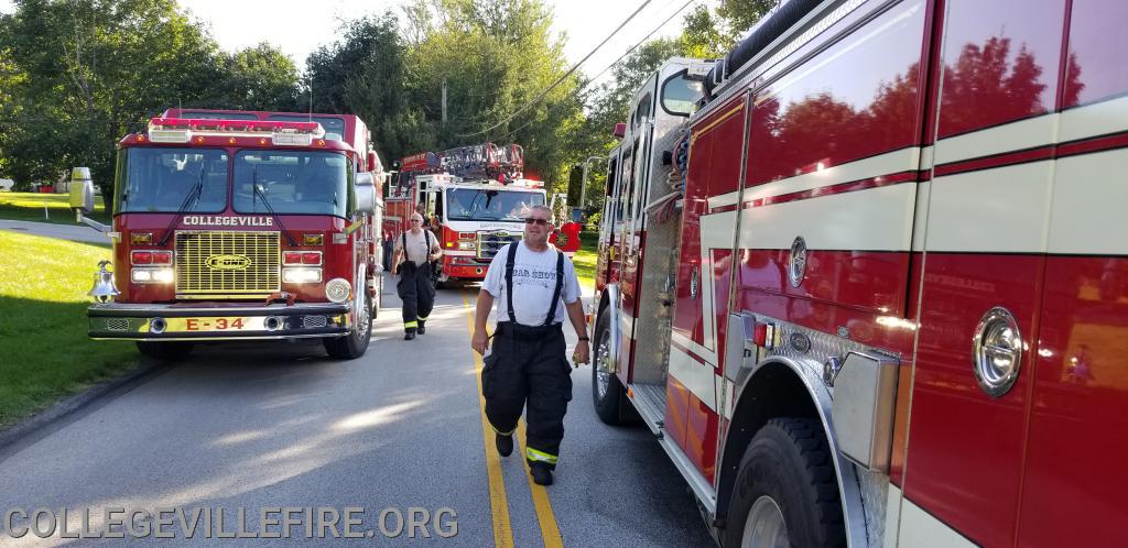 Shed Fire Rittenhouse Road, Upper Providence Twp..