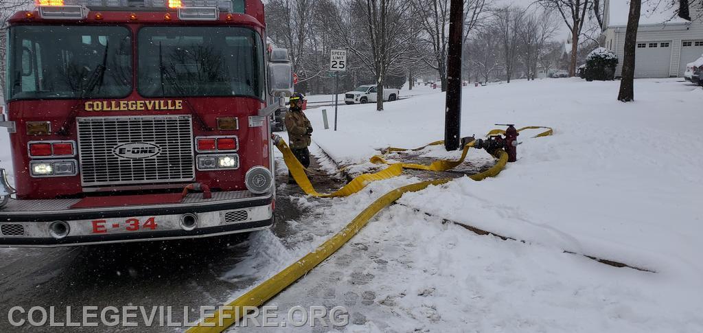 Non-Commercial Building fire in the 3800 block of Yerkes Road.