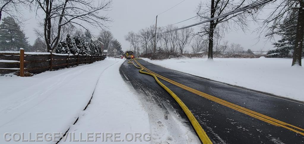 Non-Commercial Building fire in the 3800 block of Yerkes Road.