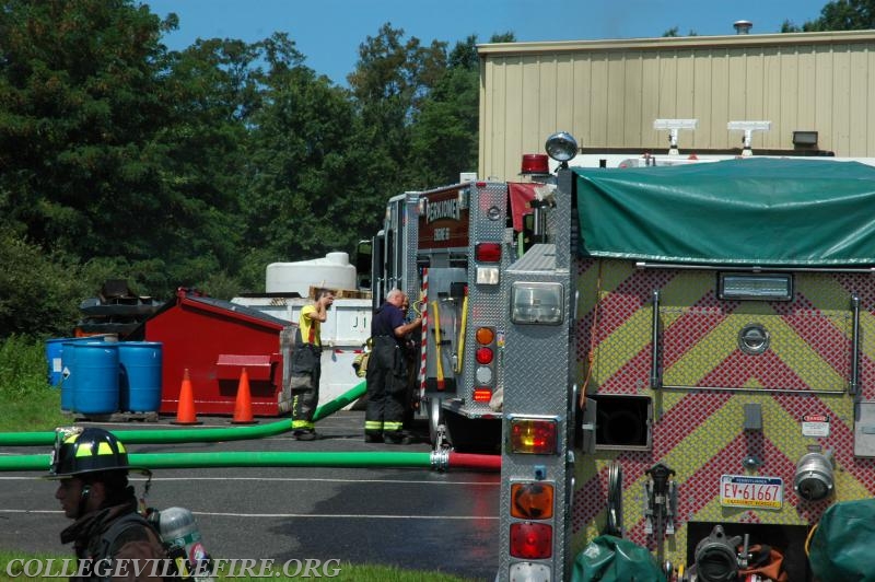 Commercial Building Fire, Perkiomen Twp.