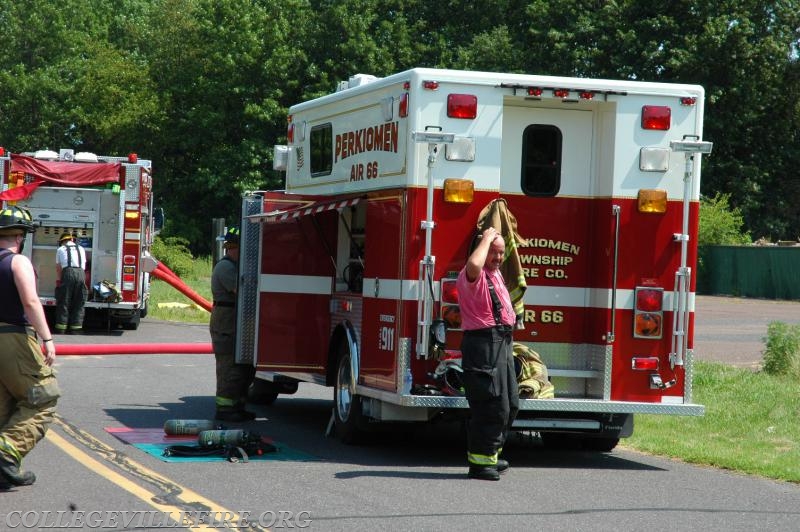 Commercial Building Fire, Perkiomen Twp.