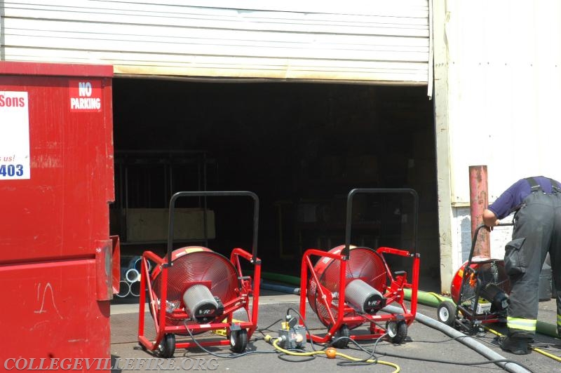 Commercial Building Fire, Perkiomen Twp.