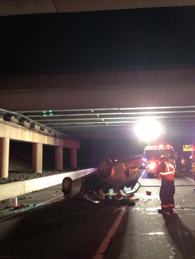 3/21/13 - Rt. 29 Single Vehicle Accident (car off of 422)