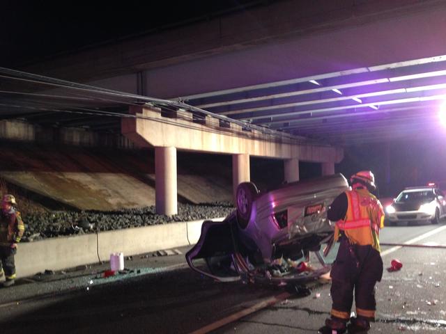 3/21/13 - Rt. 29 Single Vehicle Accident (car off of 422)