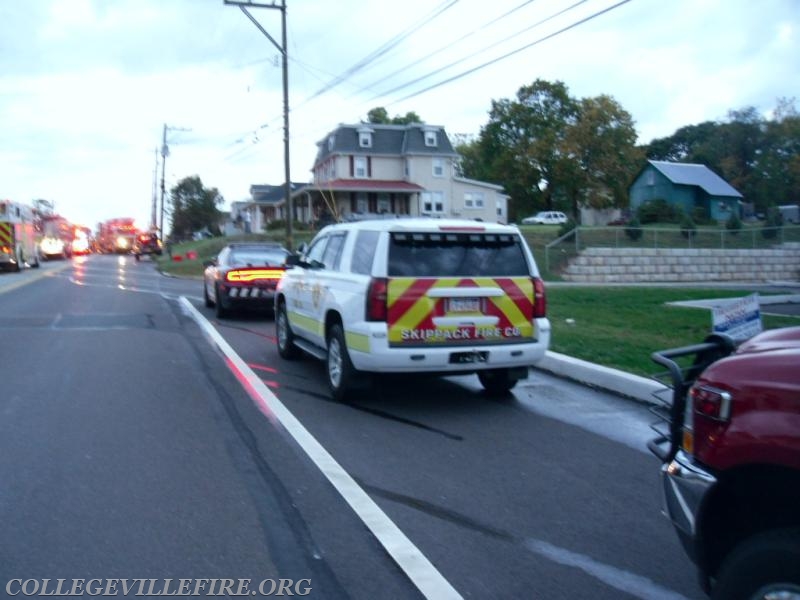 Dwelling fire, Ridge Pike, Upper Providence Twp.