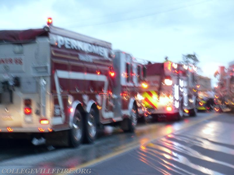 Dwelling fire, Ridge Pike, Upper Providence Twp.