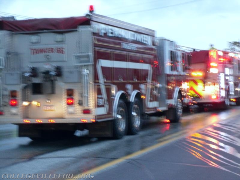 Dwelling fire, Ridge Pike, Upper Providence Twp.