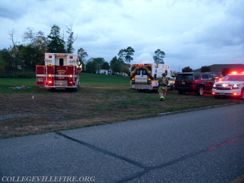 Dwelling fire, Ridge Pike, Trappe Section/ Upper Providence Twp.