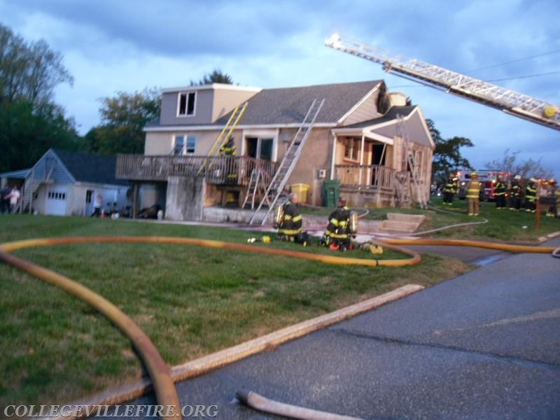 Dwelling Fire, Trappe section of Upper Providence Twp.