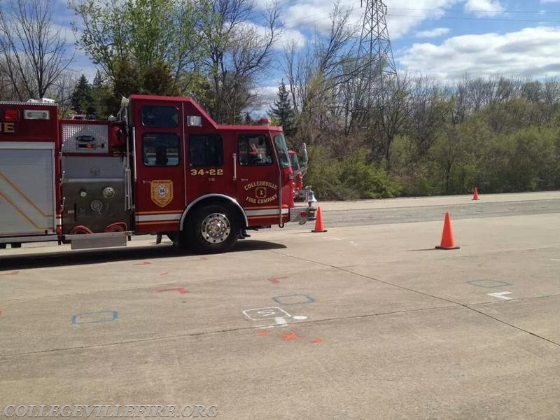 COLLEGEVILLE FIREFIGHTERS PARTICIPATE IN EVOC (Emergency Vehicle